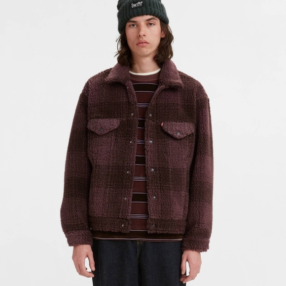 Levi's Vintage Fit Sherpa Trucker Jacket Small - Picture 1 of 6